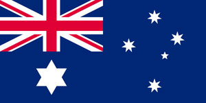 le drapeau de l'australie adapté par Edouard VII