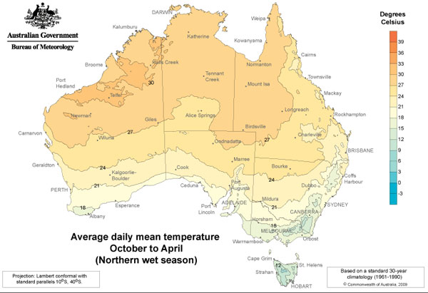 temperature-australie-saison-humide