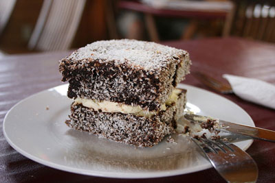 lamington dessert australie