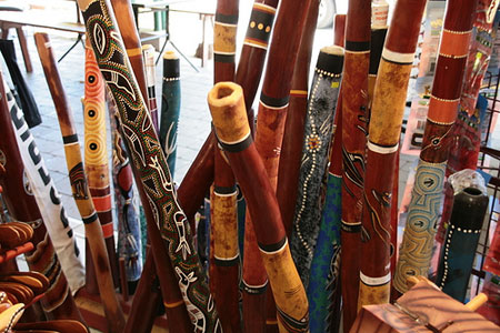 Le didgeridoo, un instrument venant d'Australie