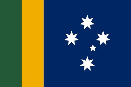 Drapeau sportif fait par Ausflag en Australie