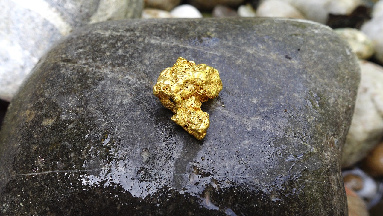 recherche pépite d'or en Australie